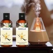 LZJV 2 paquetes de 100ml*2/3.4fl.Oz*2, 30ml*2/1.0fl.Oz*2 | Aceite Esencial de Vainilla Premium | 100% Puro y Natural, Hidratante | Apto para todo tipo de piel, Cuidado Facial y Corporal | Sin perfume, Natural, Hidratante | Ideal para difusores, humidificadores, gran regalo - vainilla - Ver 6