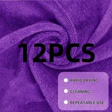 12 Pcs Microfiber Gym Towel 12 X 12 In Bleach Proof Towels Absorbent Soft Sweat Towels Quick Dry Lightweight Towel For Hand Salon Bath Spa Hotel Pool Home Hair Care(Light Grey) - Multicolor - View 21