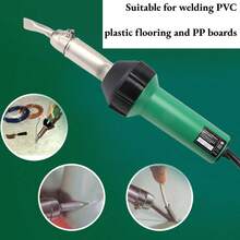 Soldador De Plástico De Aire Caliente De 1600 W, Pistola Calor Aire Caliente Plástico Pvc Soldadura Kit, Antorcha De Soldadura De Pistola De Aire Caliente, Pistola De Calor, Soplete De Soldadura Portátil Con Varias Boquillas - Tipo de Enchufe A USA (110-127V) - Ver 3