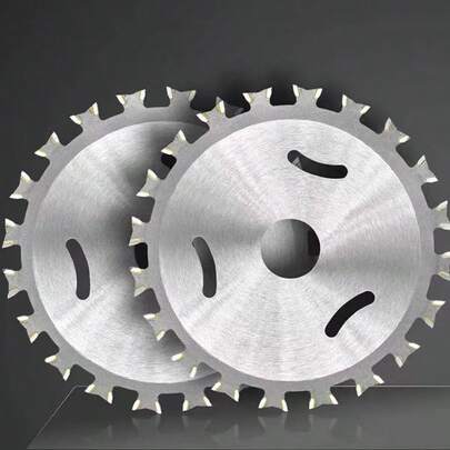 Lâmina de serra circular para madeira com 40 dentes e cabo ergonômico, feita de metal resistente e com design de carboneto, corte preciso, ideal para projetos de bricolagem, acessórios para ferramentas elétricas, ferramentas para corte de madeira, ferramentas de corte afiadas, lâmina durável.