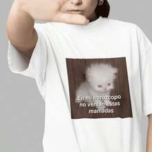 Unisex Meme T-Shirt "This Crap Wasn't In My Horoscope..." - 白色 - 查看 5