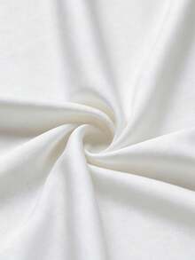 GRDR 男士美式印花圆领短袖T恤，舒适时尚 - 白色 - 查看 5