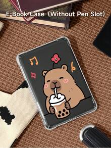 这款水豚卡通图案保护套内置笔槽，兼容 iPad 第十代、iPad Air 4/5（10.9 英寸）、Kindle（第十一代，2022 年发布）、Kindle（第十一代至 2024 年发布）（6 英寸）。保护套四角防震，单手即可轻松握持。 - 彩色 - 查看 8