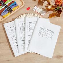 Novo: Livro de Padrões de Bordado DIY, Um Álbum de Amostras de Pontos Especialmente Preparado para Entusiastas de Bordado em Linho - multicolorido - Visão 4
