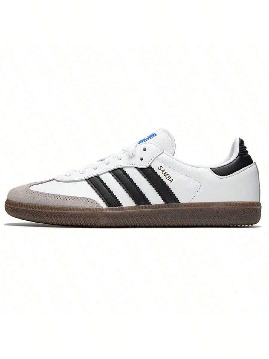 Adidas Originals Samba OG, Soft Upper, Comfortable, Low-Top Skate Shoes, Unisex, Black/White/Grey