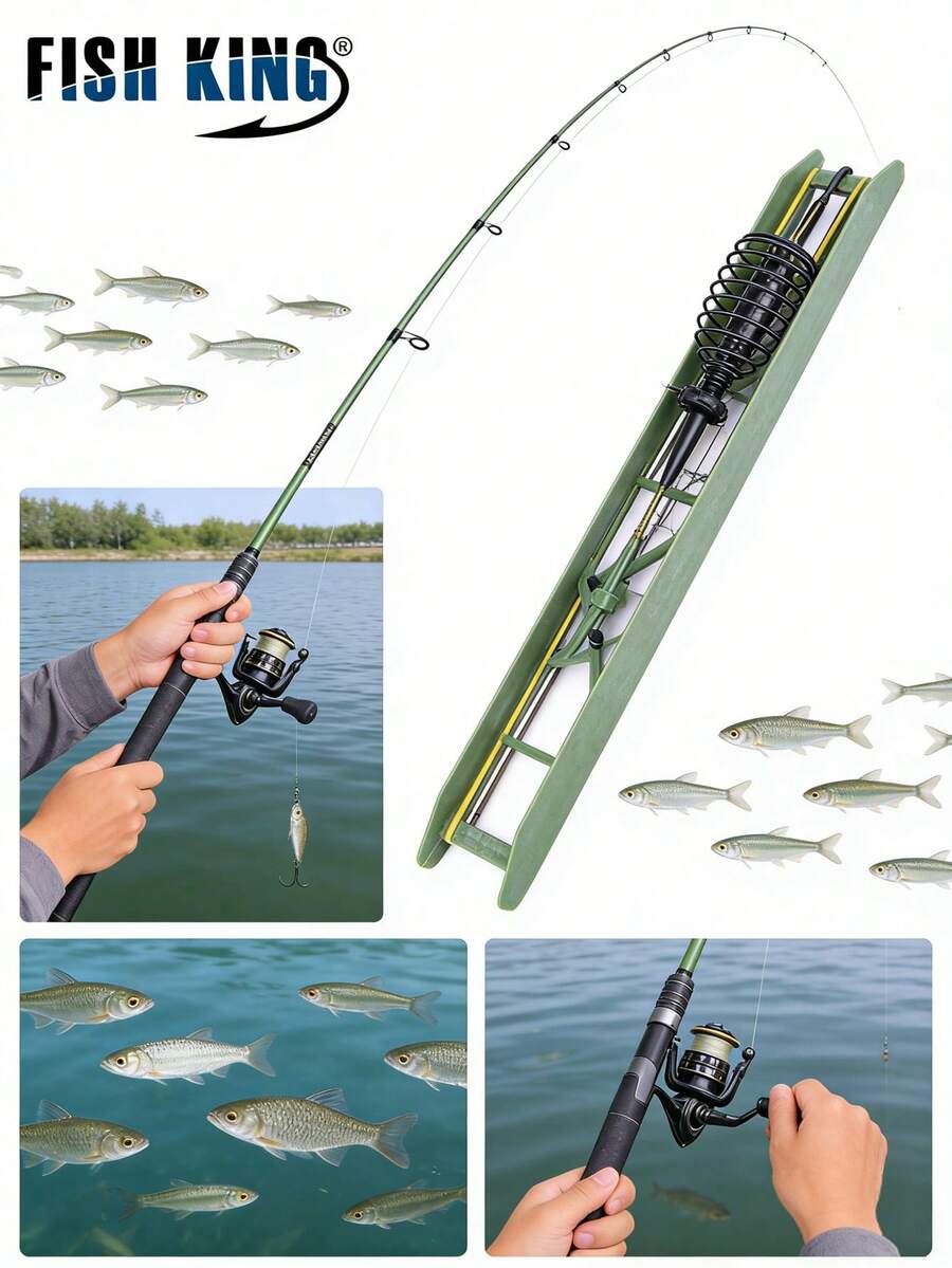 FISHKING, With Lead Sinker, High-Power String Hook, For Sea Fishing Throwing Rod, Bait Cage Barb Fish Hook, Lure Hook, 70g - Multicolor - View 1