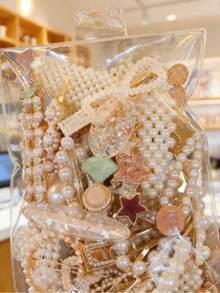 9-Piece Pearl Hair Clip Set For Women & Girls – Beaded Korean Style Barrettes, Snap & Bobby Pins For Daily Looks, Bridesmaids, Gifts, Elegant Hair Accessories For Wedding & Party Styling - 9件套裝 - 查看 4