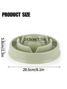 1pc Anti-Gulping Dog/Cat Slow Feeder Bowl, Non-Slip Anti-Flip Anti-Choke Pet Feeding Bowl