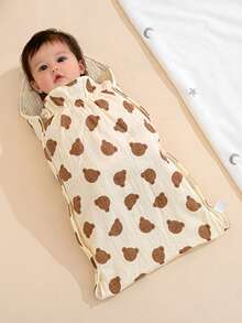 1pc 0-3 Months Baby Swaddle Blanket, Newborn Swaddle Wrap, Hospital Receiving Blanket, Wearable Infant Blanket, Baby Swaddle Wrap, Easy Change Swaddle, Wearable Baby Blanket, Infant Swaddle - Swaddling - View 10