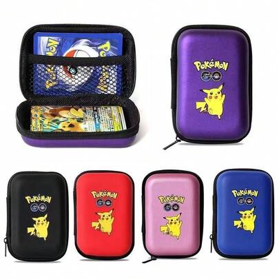  8-Color Portable Pokemon Card Case & Album, Suitable For All Pokemon Trading Cards. An Ideal Birthday Or Valentine's Day Gift.
