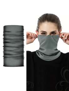 一套男女通用冬季抓绒头套和手套套装 - 防紫外线、轻便、防风、透气、弹力，适合滑雪、骑行和摩托车骑行 - 彩色 - 查看 7