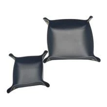Caixa de Armazenamento de Couro PU Quadrada, Bandeja de Armazenamento de Chaves, Cosméticos e Joias de Estilo Nórdico INS para Entrada, Decoração de Sala de Maquiagem, Decoração de Quarto - Multicolorido - Visão 10