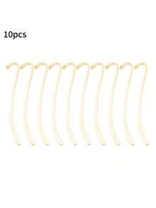 10 chiếc bookmark kim loại trống, bookmark mặt dây chuyền trang sức tự làm, vật liệu thủ công dành cho người yêu sách. - Nhiều màu - Xem 13