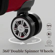 YSTYLE 5-Piece Suitcase (12/18/20/24/28 Inches), The Perfect Travel Companion! Scratch-Resistant, Beautiful, And Elegant. Lightweight And Easy To Carry With Swivel Wheels.