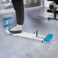 Heavy Duty Leg Stretcher 330LBS Load 5-Level Adjustable Leg Split Equipment Ideal Gift For Dancers Yogis Fitness Enthusiasts Blue White - 1 - View 2