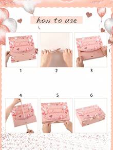 10pcs Bridesmaid Proposal Gift Box With Ribbons, Size 7.87 X 10.6 Inches, Theme "Will You Be My Maid Of Honor?", Suitable For Weddings, Bridal Showers, Birthday Parties And Other Occasions - Multicolor - View 4