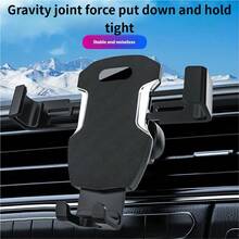Giá đỡ điện thoại trên ô tô, giá đỡ gắn khe gió điều hòa, giá đỡ điện thoại hút chân không gắn trên bảng điều khiển. - Nhiều màu - Xem 2