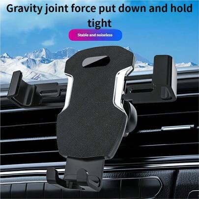 Giá đỡ điện thoại trên ô tô, giá đỡ gắn khe gió điều hòa, giá đỡ điện thoại hút chân không gắn trên bảng điều khiển.