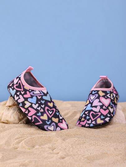 1 Pair Kids Outdoor Beach Anti-Slip Comfortable Breathable Cartoon Animal Cute Shoes, Suitable For Yoga, Training, Dance
