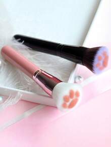 猫爪造型腮红刷 - 粉底刷，专业柔软化妆刷，液体晕染化妆工具，美甲粉刷，腮红刷，多功能化妆刷，柔软毛美容工具刷，粉底刷 - 彩色 - 查看 2