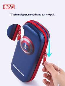 Disney Marvel Spider-Man Pencil Case, Student Stationery Pouch, Large Capacity Double-Layer Pencil Box - Single Piece - View 7