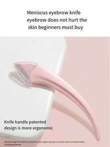 2pcs Eyebrow Grooming Kit Includes Angled Eyebrow Razor And Eyebrow Scissors With Comb Attachment. Crescent-Shaped Eyebrow Trimmer With Safety Guard, Ideal For Beginners. This Eyebrow Grooming Tool Set Can Also Serve As A Multipurpose Hair Removal Accessory For Women. Suitable As A Valentine's Day Or Mother's Day Gift, Compact Design For Easy Travel. - Multicolor - View 7