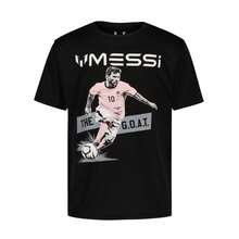 Messis Kicking Black T-Shirt - 黑色 - 查看 1