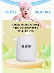 Baby Stroller Rocker Electric Infant Rocking Device, Portable Baby Sleep Soother With White Noise, Helpful For Outdoor, Home Use, And As A Gift