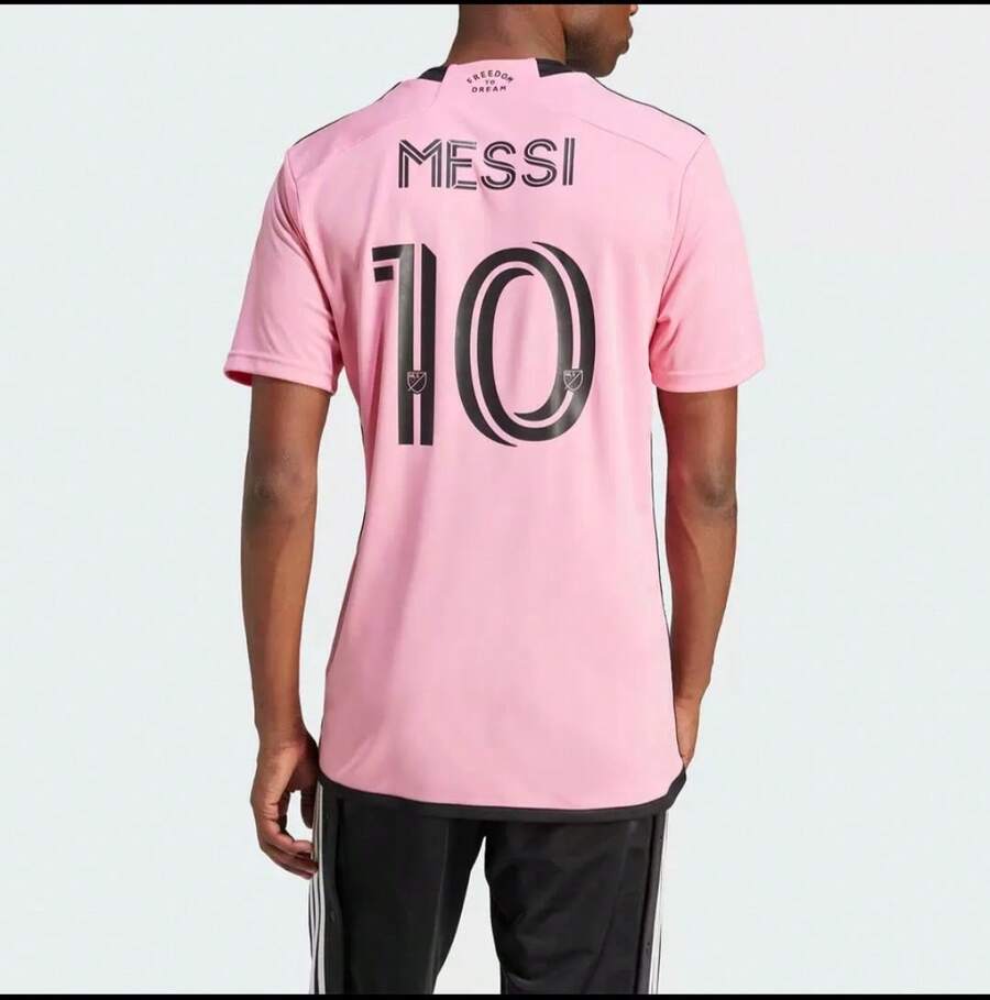24-25 Home Jersey Miami International Football Club No. 10 Pink Football Jersey - 粉色 - 查看 1