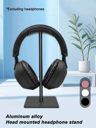 Aluminum Alloy Detachable Headphone Stand, Gaming Headset Holder, Headphone Display Rack For Office, Dorm And Home Use Office Dorm Home Headphone Holder