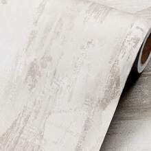 Livelynine - Papel pintado de hormigón blanco con textura para encimeras papel pintado impermeable para baño recámara cocina gabinete encimera vinilo cemento 40.13 x 200.15 cm - HormignBlanco - Ver 7