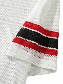 Men's Casual Sports Short Sleeve T-Shirt, Summer - White - View 4