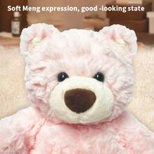 Miniso Gift Bear Series Well-Behaved Sitting Doll, Cute and Well-Behaved Image, Lovely Healing Style,Perfect for Photo Props, Room Decoration and Personal Collection(1 PC) - 粉色 - 查看 5