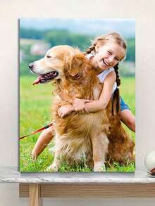 Custom Photo Canvas Print - Ized Picture On Canvas With Your Own Photo & Text - Large Wall Art For Decor, Family Portraits, Pets, Events - Upload Your Image Online