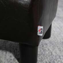 "Fußhocker Sitzhocker, Rechteckiger Ottoman, Fußstütze, Kunstleder, Bis 100kg, Für Wohnzimmer, Kaffee  "