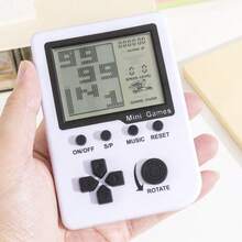 Classic Retro Handheld Game Console,Built-In 26 Classic Games (Cubes, Memory Challenge, Shooting And Other Games)- (99 Levels Difficulty),Requires Two AAA Batteries (Not Included), Large Black And White Eye-Care Screen, Portable Mini Arcade, Creative Stress Relief Toy, Perfect Gift For Birthday,/Christmas/ Halloween/School Easter - Multicolor - View 11