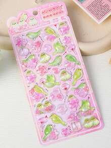 3D樱花浮雕水晶贴纸，适用于DIY手机壳装饰，亚克力浮雕贴纸，樱花主题3D自粘贴纸，奖励装饰贴纸，PVC和亚克力材质，适用于水瓶、手机壳、笔记本和相册。3D卡通贴纸，学生奖励，节日礼物，可爱柔软的DIY手机壳、笔记本和计划本，3D浮雕可爱颗粒贴纸。 - 彩色 - 查看 11