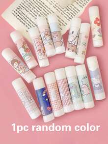 1pc Cartoon High Viscosity Sturdy Handmade DIY Solid Glue Sticks, Adhesive Tapes, Glue And Fasteners,Random Cartoon High Viscosity Sturdy Handmade DIY Solid Glue Sticks - Multicolor - View 13