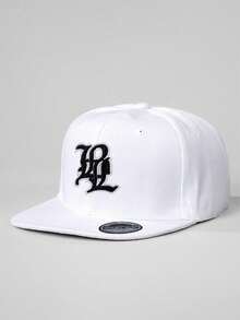 1 chiếc mũ lưỡi trai vành bằng thêu chữ B kiểu Gothic, có thể điều chỉnh, thích hợp cho cả bé trai và bé gái vào mùa xuân và mùa thu. - Nhiều màu - Xem 5