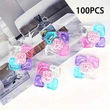 50/100 كبسولة منظف غسيل، تزيل البقع والشحوم، تنظيف عميق، حماية الألوان، رائحة طويلة الأمد، مناسبة للأطفال/الملابس الرقيقة، الملابس الداخلية، البطانيات، قليلة الرغوة، شطف سهل، تطهير وإزالة البق، منعم الأقمشة - متعدد الألوان - مشاهدة 15