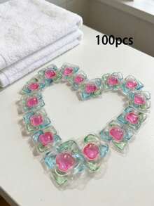 50/100 كبسولة منظف غسيل، تزيل البقع والشحوم، تنظيف عميق، حماية الألوان، رائحة طويلة الأمد، مناسبة للأطفال/الملابس الرقيقة، الملابس الداخلية، البطانيات، قليلة الرغوة، شطف سهل، تطهير وإزالة البق، منعم الأقمشة - متعدد الألوان - مشاهدة 20