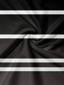 Men's Gradient Striped Business Casual Short Sleeve Polo Shirt, Spring/Summer - Multicolor - View 6