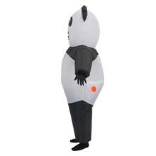1pc Inflatable Panda Costume, Unisex - Full Body Heart-Themed Fancy Dress, Suitable For Halloween, Carnival, Christmas And Various Events/Parties - Giant Panda - View 3