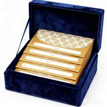 5/25/50pcs Gold Banknote Envelopes (7x3 Inches), Beautifully Designed Cash Gift Bags Suitable For Christmas, Birthday, Graduation, Wedding And Other Occasions, Small Amount Money Envelopes, Bulk Economical Pack - Multicolor - View 8