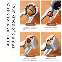 1pc Multi-Functional Metal Nutcracker, Non-Slip Handle Nutcracker, Magic Screwdriver, Durable Metal Nut Cracker For Home Use - Can Open Walnuts, Chestnuts - Multicolor - View 10