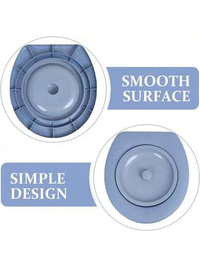 1pc Premium Portable Camping Toilet Seat With Lid ,Compact ,Durable Reusable Washable Travel Toilet , Outdoor Camping, Hiking, Emergencies For Outdoor, RV, Emergency Preparedness, Backcountry, Car, Boat, Road Trips (No Bucket)