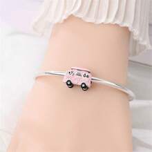 1PC 925 Sterling Silver Globe Airplane Luggage, Airplane Travel Map, Pink Bow Red Bus, Pink New Adventure, Freeze Beautiful Moments Camera, Cute Cat Camera, Sweet Departure, Red Luggage, Summer Vacation Travel Plane Luggage Sun, Travel Two Pieces Set, Heart-Shaped Luggage Handbag Pendant, DIY Bracelets, Necklaces And Other Jewelry, Perfect Gift For Friends' Birthdays And Holidays