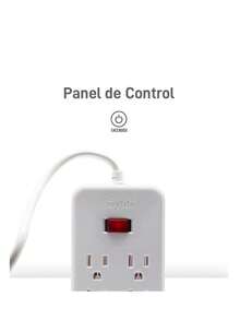 Regleta multicontactos electricos - Blanco - Ver 4