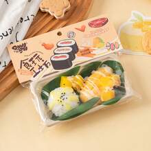 创新食物游戏套装、减压玩具、办公桌感官玩具、趣味派对礼物、捏捏乐生日礼物、小礼品袋填充物、焦虑放松工具 - 彩色 - 查看 16