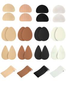 1双橡胶鞋底保护垫，防滑前掌鞋垫，自粘式高跟鞋鞋底保护垫，橡胶缓冲垫